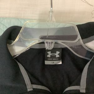 Mens black, white & red Under Armour jacket